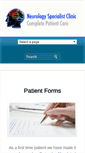 Mobile Screenshot of neurospecialistclinic.com